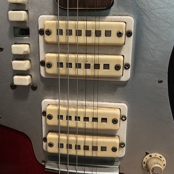 Vintage Japanese rare 4 pick up 6 switch guitar. Valued at $800. - Picture 6 of 6